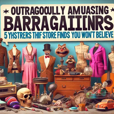 Outrageously Amusing Bargains: 5 Hysterical Thrift Store Finds You Won't Believe