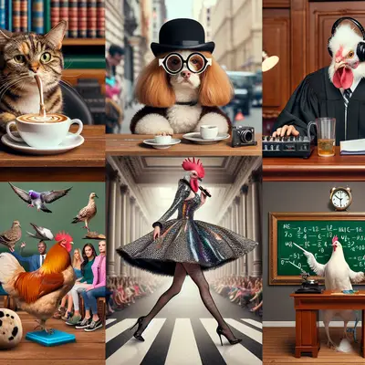 From Caffeine-Craving Kitties To Fashionista Fidos: 5 Times Animals Took Over Human Roles