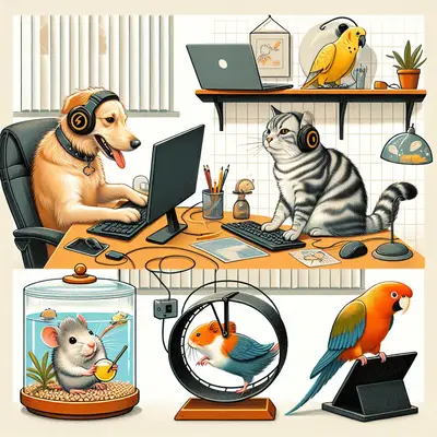 5 Animals Who Are Absolutely Nailing This Whole Work-From-Home Thing!