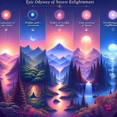 The Epic Odyssey of Serene Enlightenment: Five Unseen Beacons to Tranquil Meditation