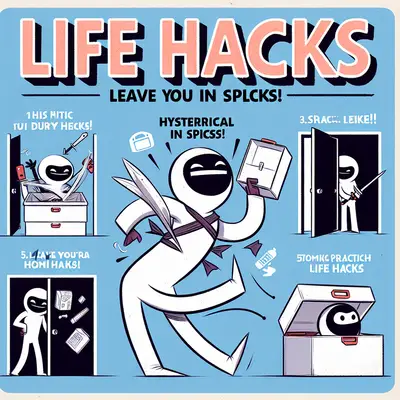 Unlock the Hidden Ninja: 5 Hysterical Life Hacks That Will Leave You in Splits!