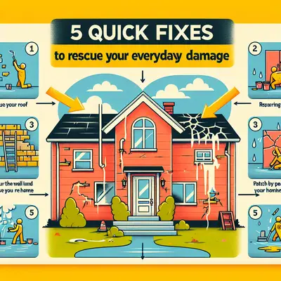 5 Quick Fixes to Rescue Your Home from Everyday Damage