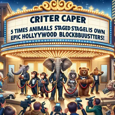 Critter Capers: 5 Times Animals Staged Their Own Epic Hollywood Blockbusters!