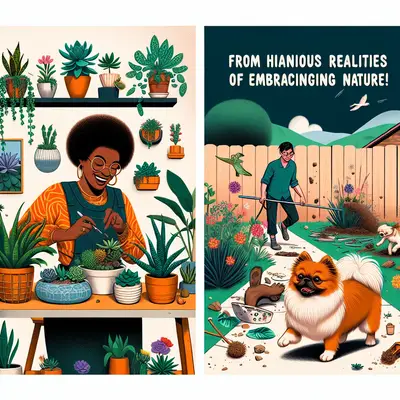 From Plant Parenthood to Doggo Destruction: 5 Hilarious Realities of Embracing Nature!