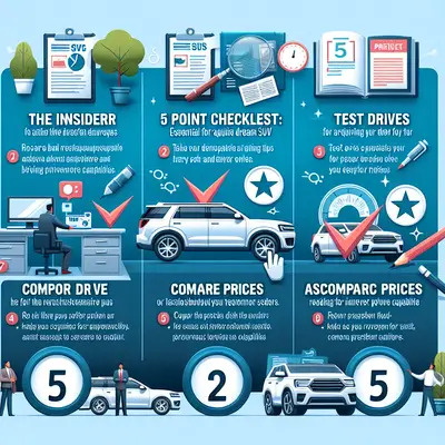 The Insider’s 5 Point Checklist: Essential Tips for Acquiring Your Dream SUV